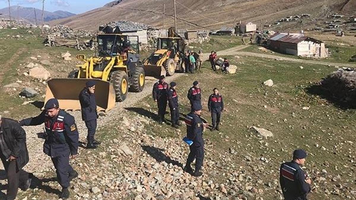 Anzer Yaylası'nda yıkım gerginliği