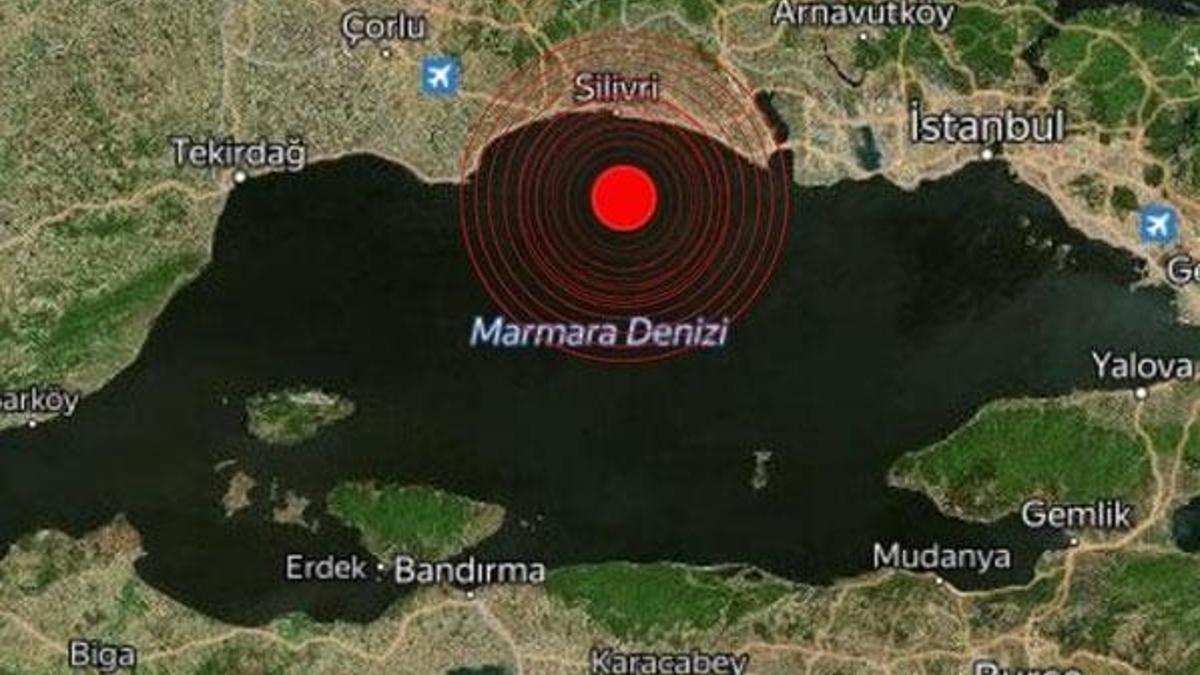 İstanbul'da deprem oldu!