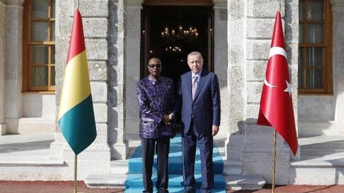 Cumhurbaşkanı Erdoğan, Gine Cumhurbaşkanı ile görüştü