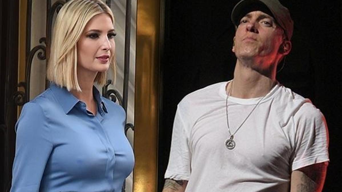Şarkıcı Eminem'e "Ivanka Trump" sorgusu