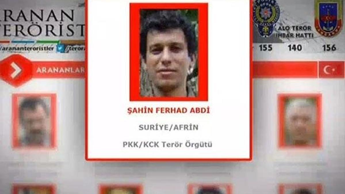 Terörist Ferhat Abdi Şahin için harekete geçildi!