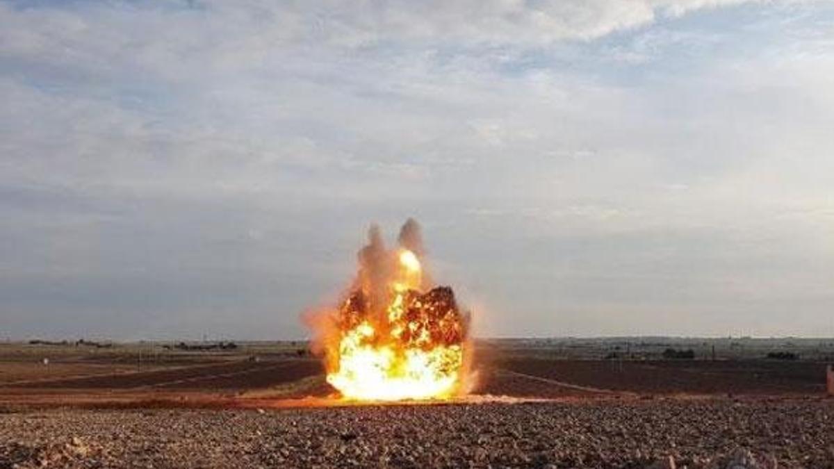 Tel Abyad'da buldular! Bakanlık imha edildiğini duyurdu