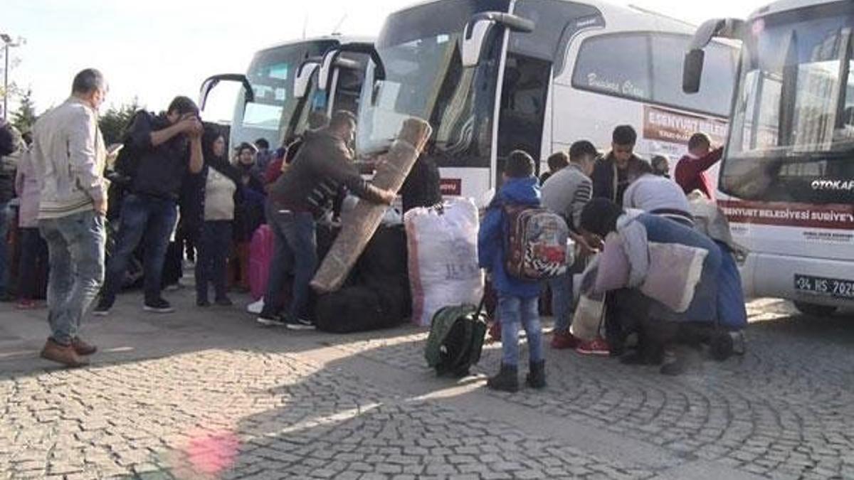 Esenyurt'tan 150 Suriyeli ülkesine dönüyor