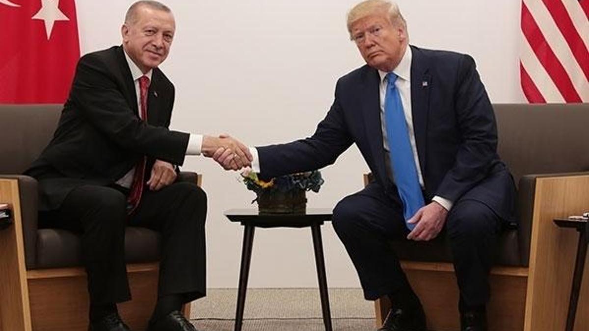 Cumhurbaşkanı Erdoğan Trump ile görüştü