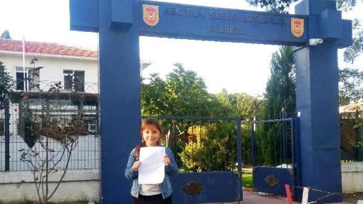 8 yaşındaki Aybilge askere gitmek için dilekçe verdi!