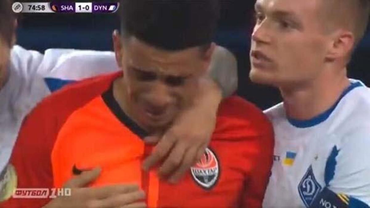 Ukrayna’da Taison'a ırkçılık şoku! Gözyaşlarını tutamadı...