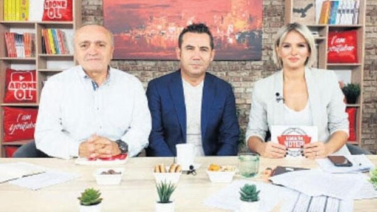 Canlı yayında mesaj