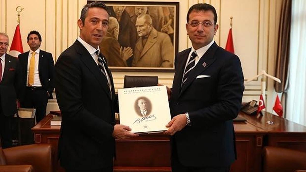 Fenerbahçe Başkanı Koç'tan İmamoğlu'na ziyaret