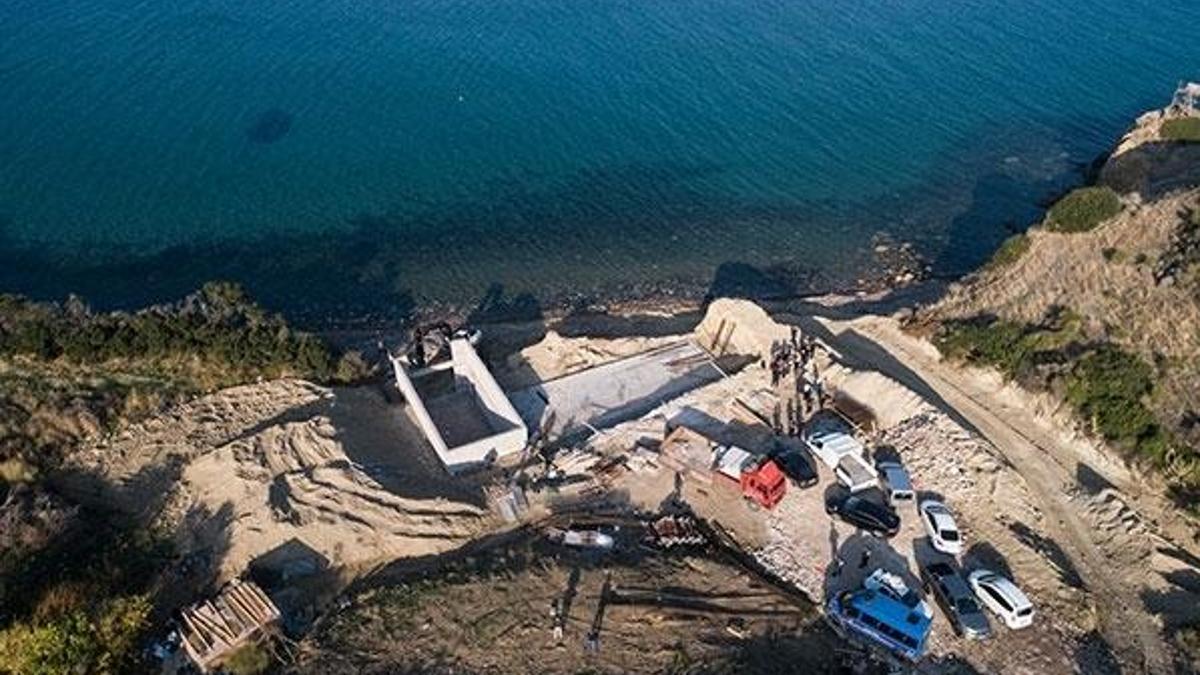 İzmir Karaburun'da yıkımlar yapıldı!