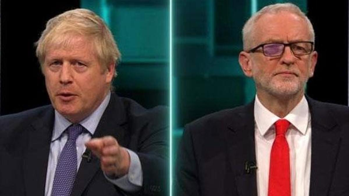 Boris Johnson ve Jeremy Corbyn canlı yayında karşı karşıya geldi!