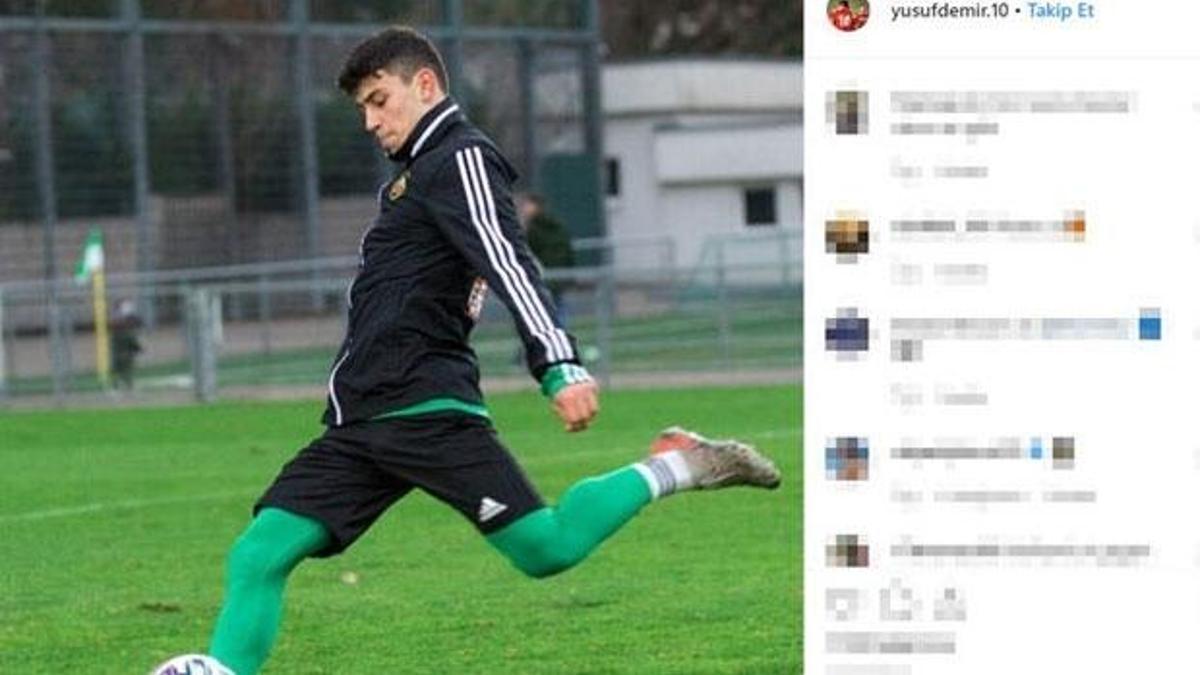 Yusuf Demir rekorla başladı