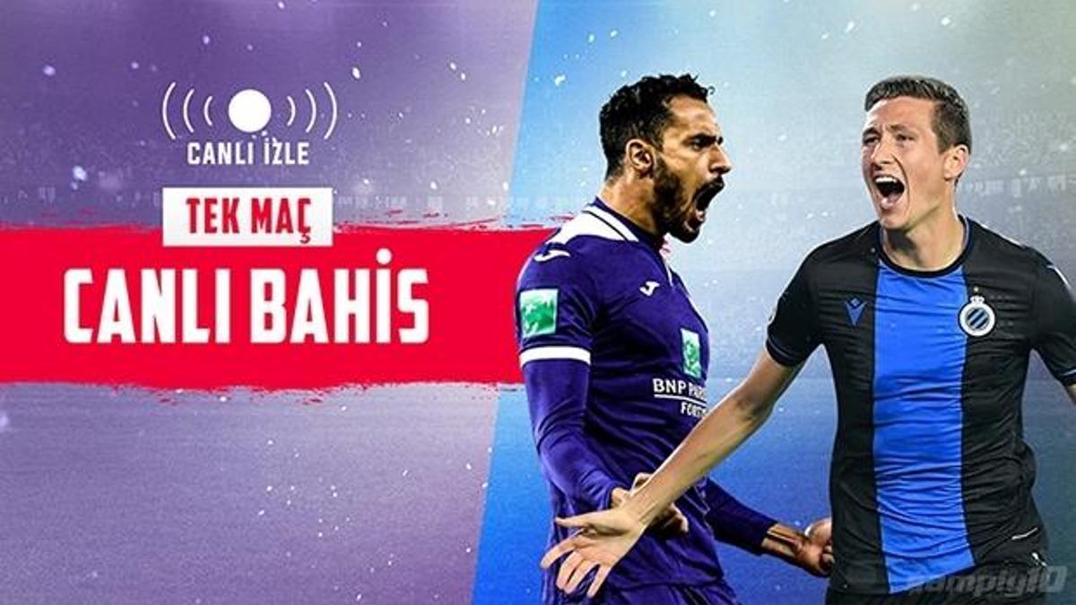 Anderlecht - Brugge maçında Canlı Bahis heyecanı Misli.com'da!