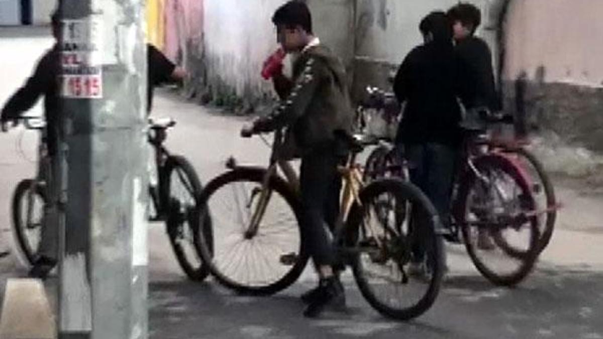 Adana'da skandal görüntüler! Çakmak gazı çektiler