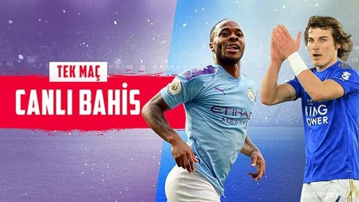 Leicester City - Manchester City maçında Canlı Bahis heyecanı Misli.com'da!