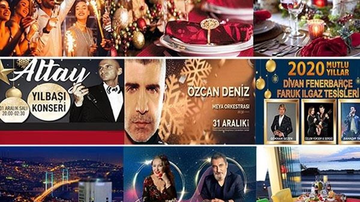 Canlı müzikli, konaklamalı, yemekli yeni yıla özel İstanbul eğlenceleri…