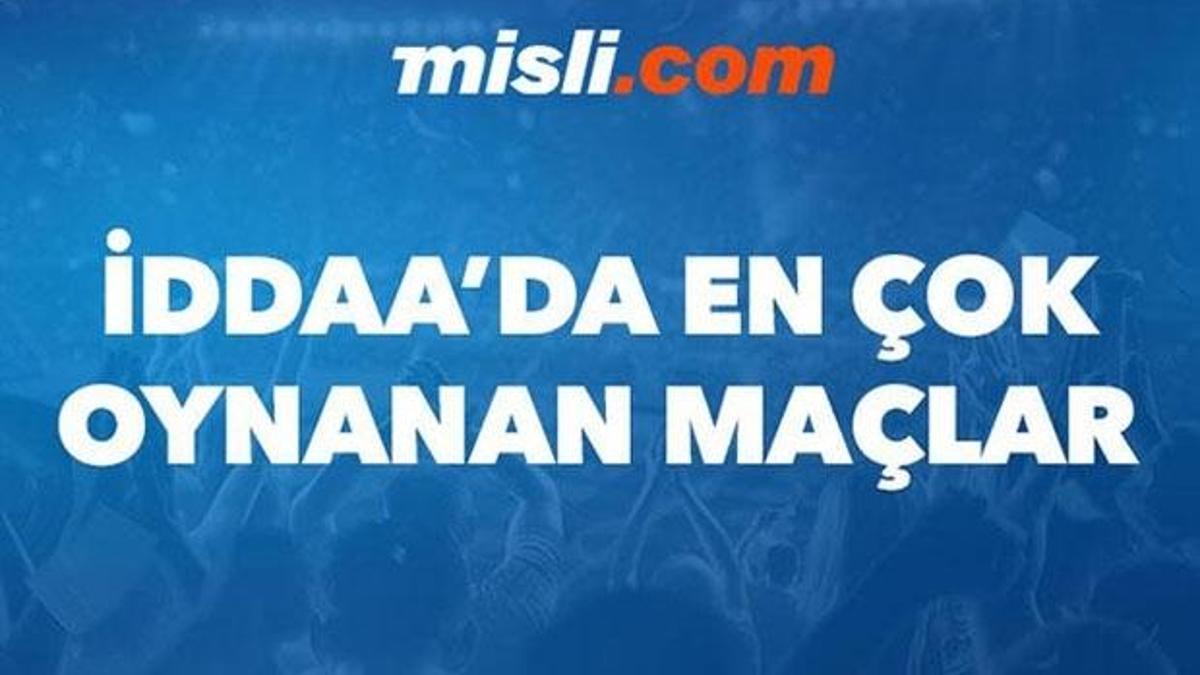 Misli.com'da günün en çok oynanan maçları!