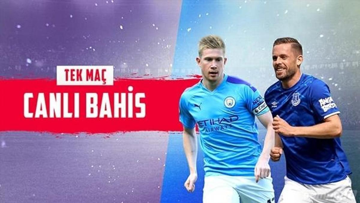 Manchester City - Everton maçında Canlı Bahis heyecanı Misli.com'da!