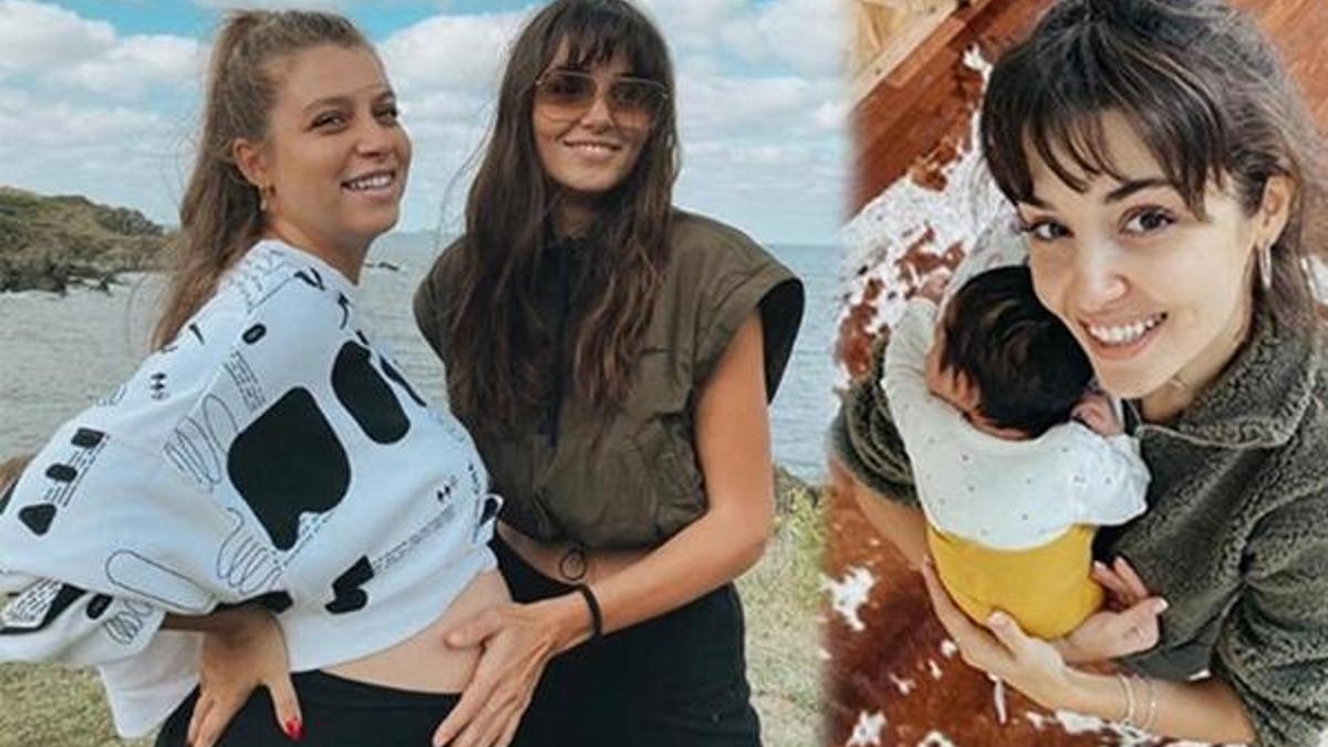 Hande Erçel'den yeğeniyle ilk fotoğraf