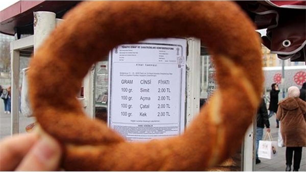 İstanbul'da simit fiyatları arttı