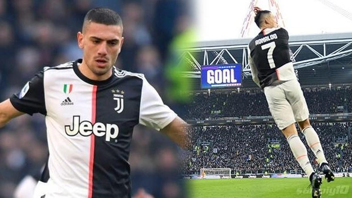 Cristiano Ronaldo, bu kez Merih Demiral ile uçtu! Juventus'ta ilk kez...