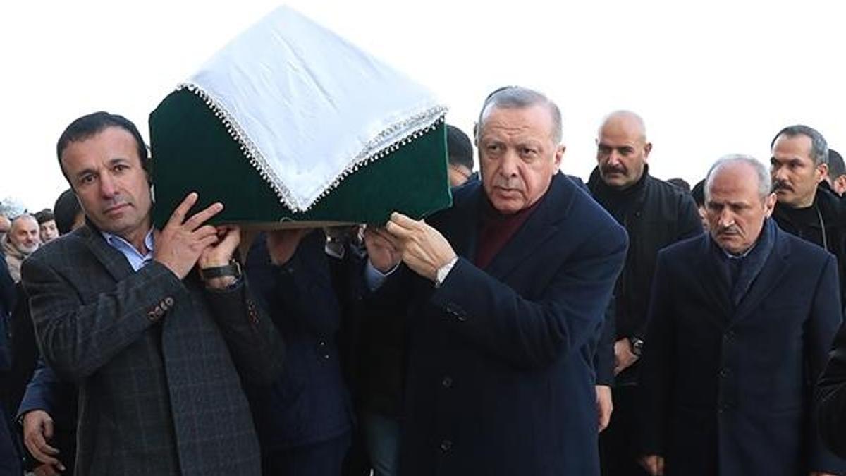 Cumhurbaşkanı Erdoğan tabutuna omuz vermişti! Kim olduğu belli oldu...