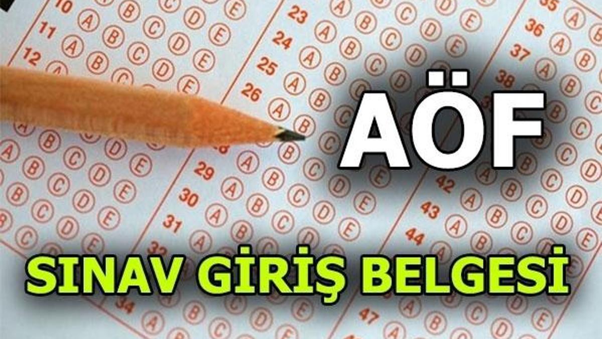 2020 AÖF sınav giriş belgesi sorgula: AÖF sınav giriş yerleri açıklandı!