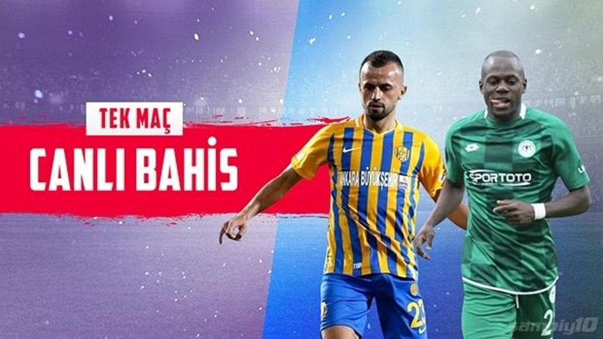 Ankaragücü – Konyaspor maçında Canlı Bahis heyecanı Misli.com'da!