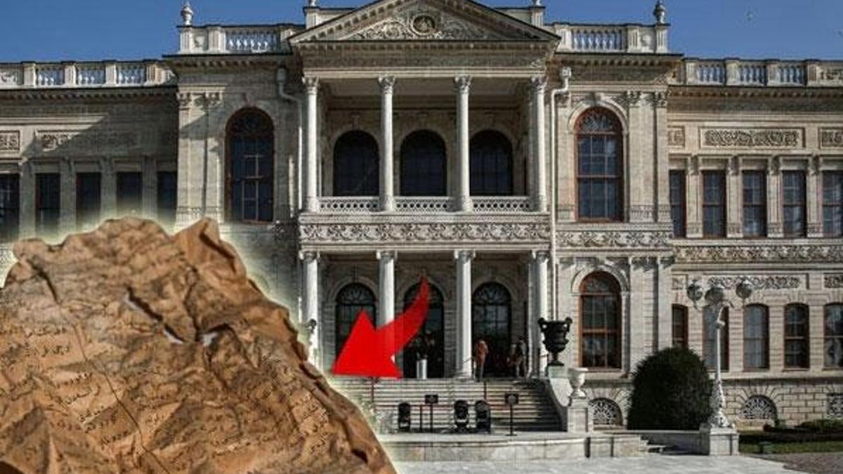 Dolmabahçe Sarayı'ndaki restorasyon sırasında bulundu!