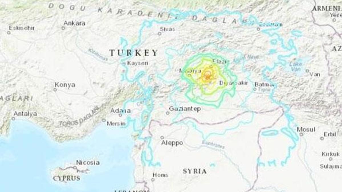 ABD’liler korkutan deprem haritasını yayınladı!