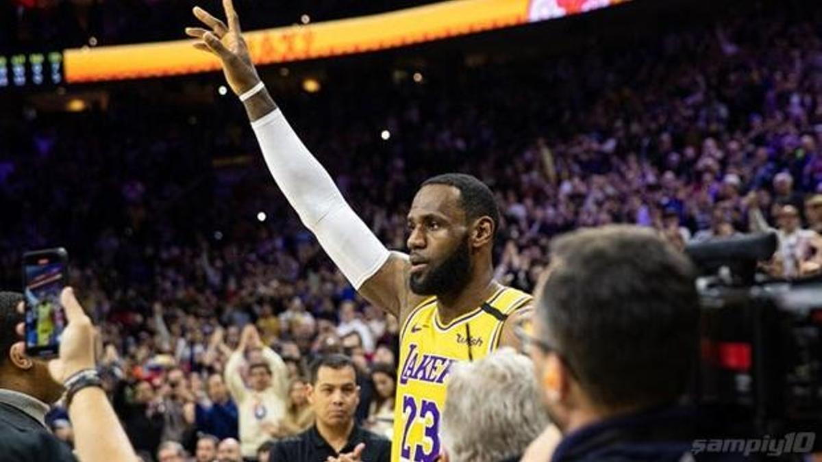 LeBron James yine tarih yazdı