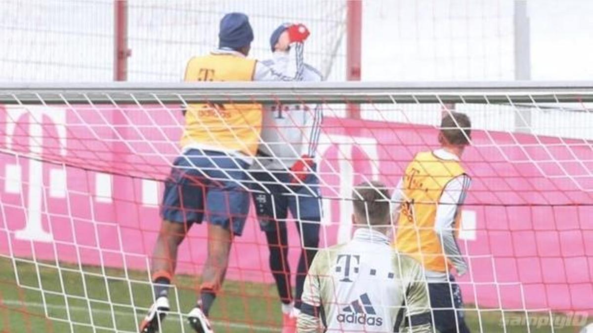 Bayern Münih antrenmanında olay! Boateng'ten Goretzka'ya yumruk...
