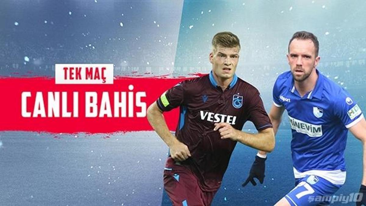Trabzonspor – Erzurumspor karşılaşmasında Canlı Bahis heyecanı Misli.com'da!
