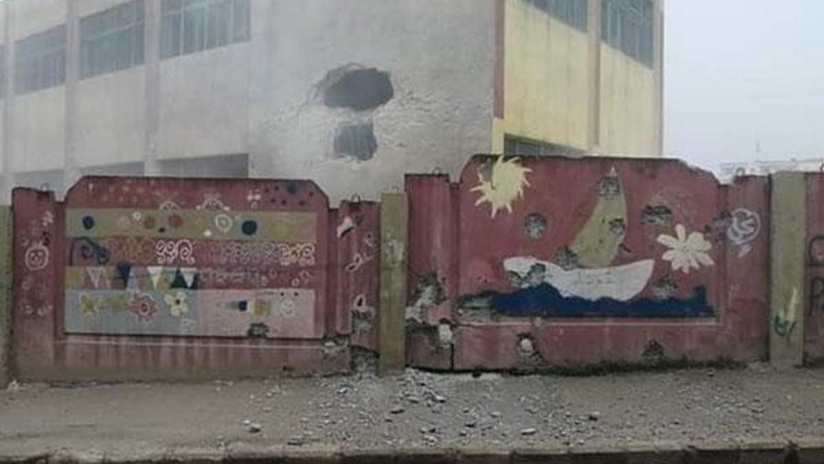 Terör örgütü Afrin'de okul ve camiye füzeyle saldırdı!