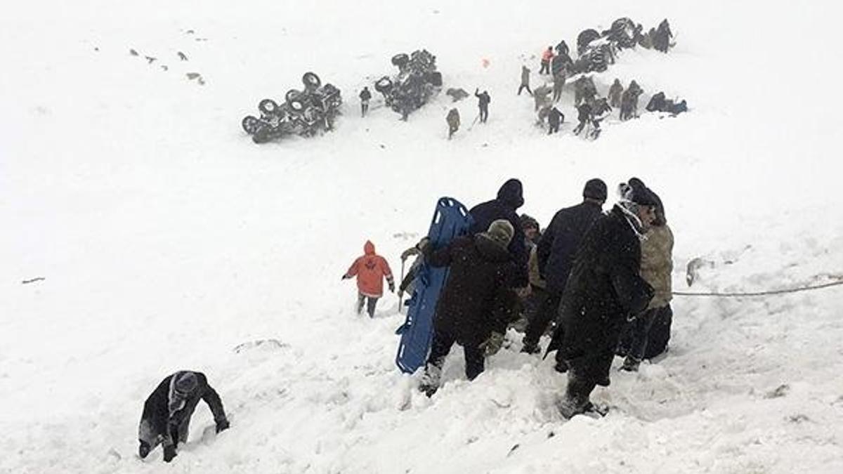 Van'da ikinci çığ faciası! Çok sayıda kişi hayatını kaybetti...