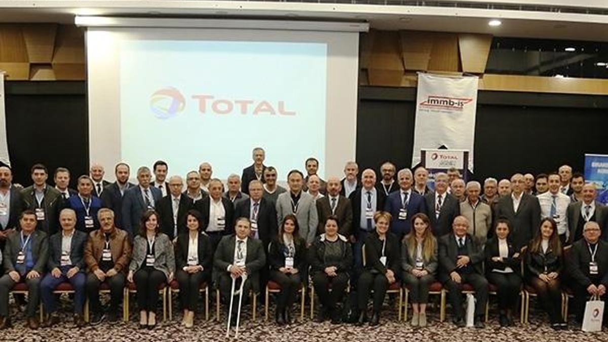TOTAL iş makineleri sektörünün yanında