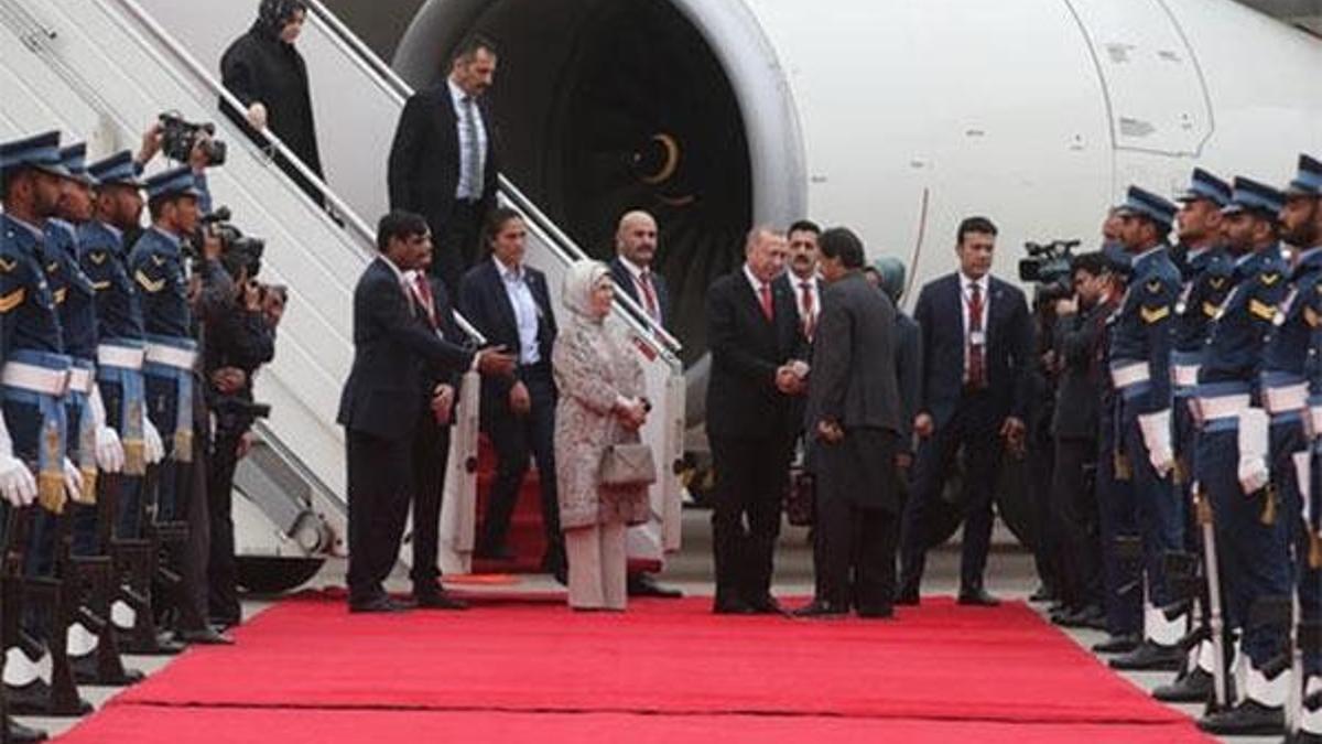 Cumhurbaşkanı Erdoğan Pakistan'da