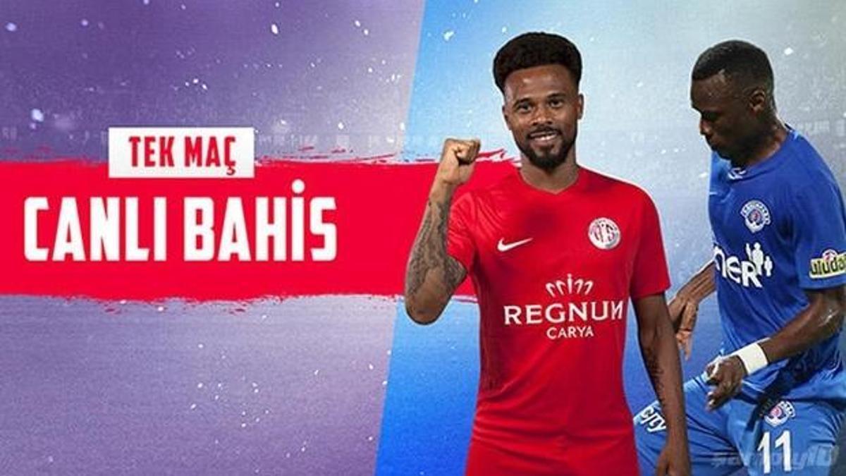 Antalyaspor-Kasımpaşa maçı canlı bahisle Misli.com'da...