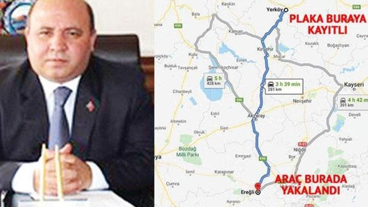 Hayalet plakadan kaymakamın eşi çıktı