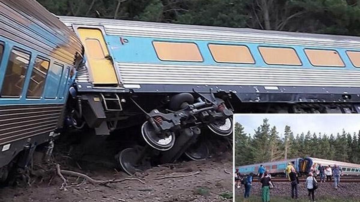Avustralya’da tren raydan çıktı: 2 ölü