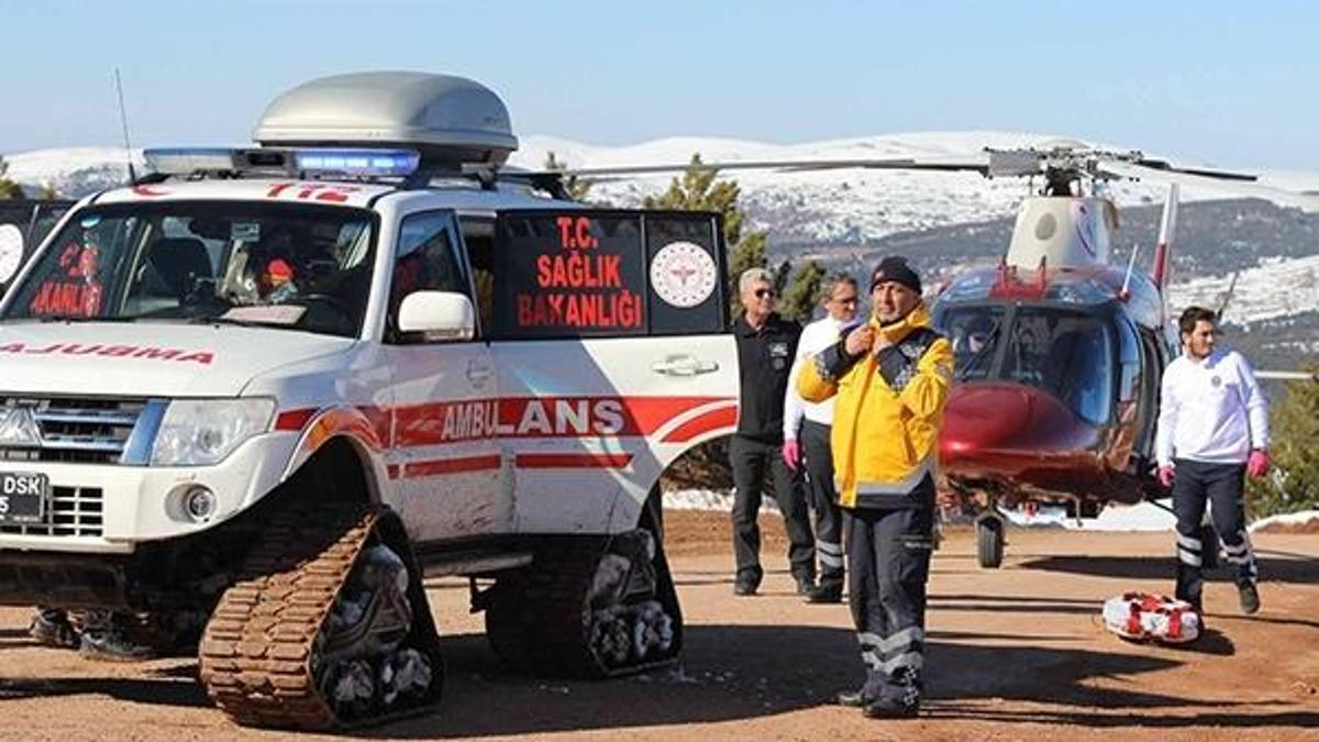 UMKE'den Aladağ Kayak Merkezi'nde çığa karşı kurtarma tatbikatı