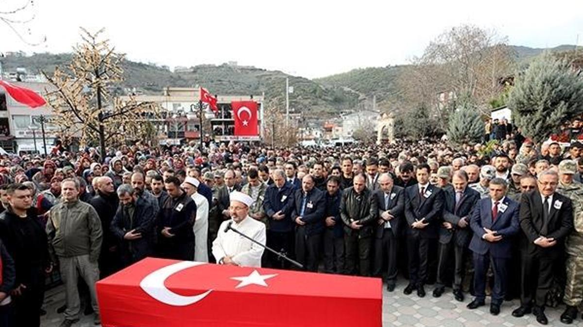 Osmaniye şehidini son yolculuğuna uğurladı