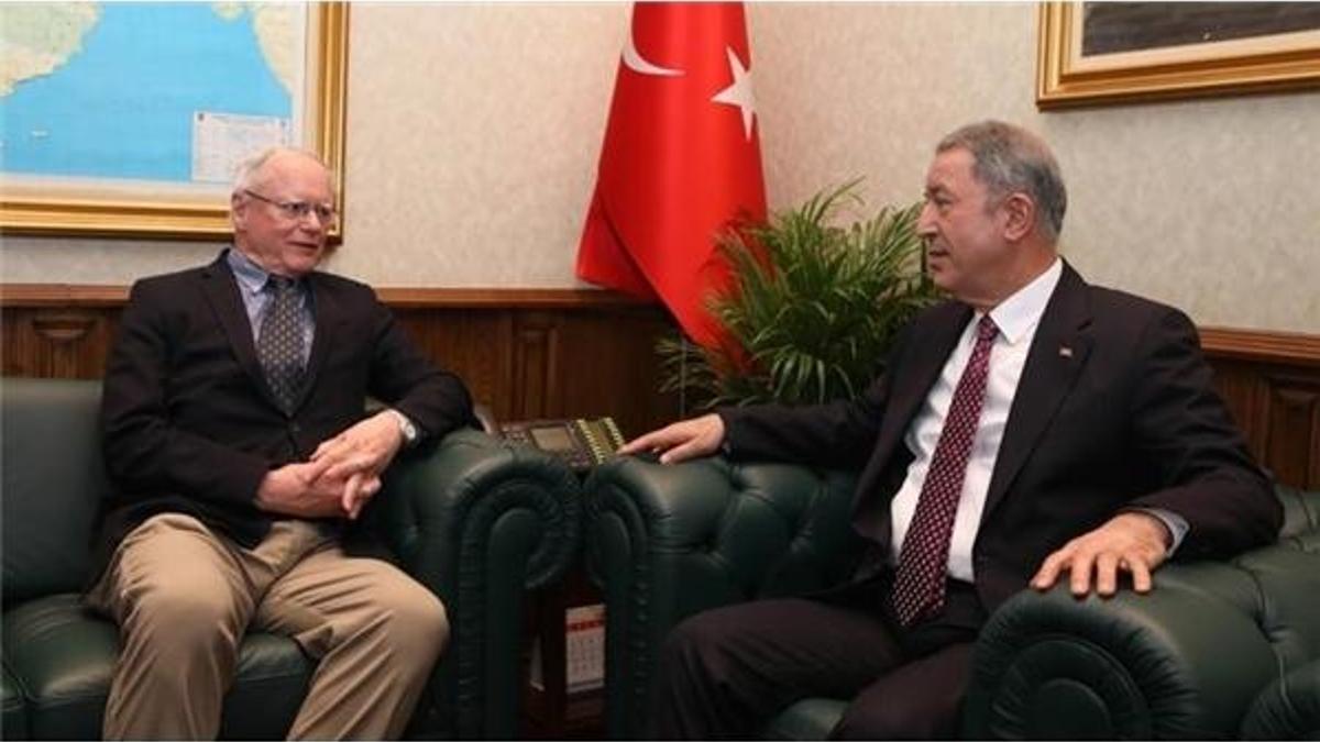 Bakan Akar, Jeffrey ve Satterfield'i kabul etti