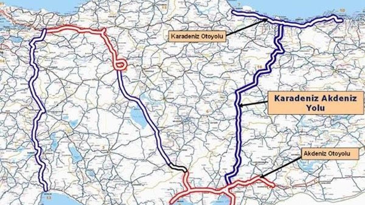 50 ilin beklediği Karadeniz-Akdeniz Otoyolu'nda sona doğru