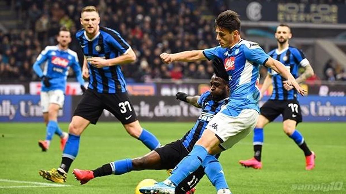 Napoli - Inter maçı koronavirüs nedeniyle ertelendi