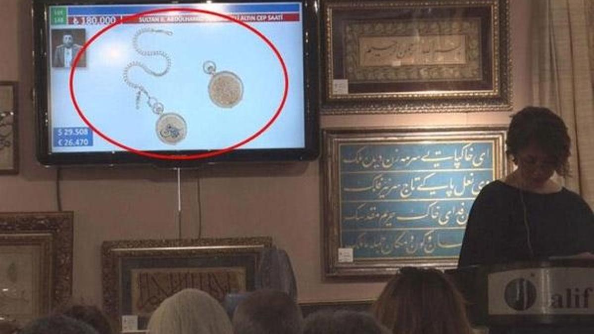 Abdülhamid'in saatine rekor ücret!