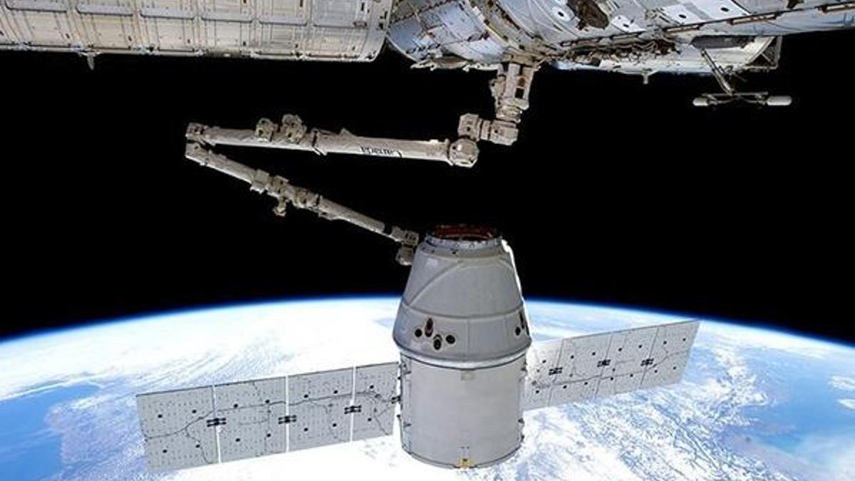 SpaceX'in kargo mekiği Uluslararası Uzay İstasyonu'na ulaştı