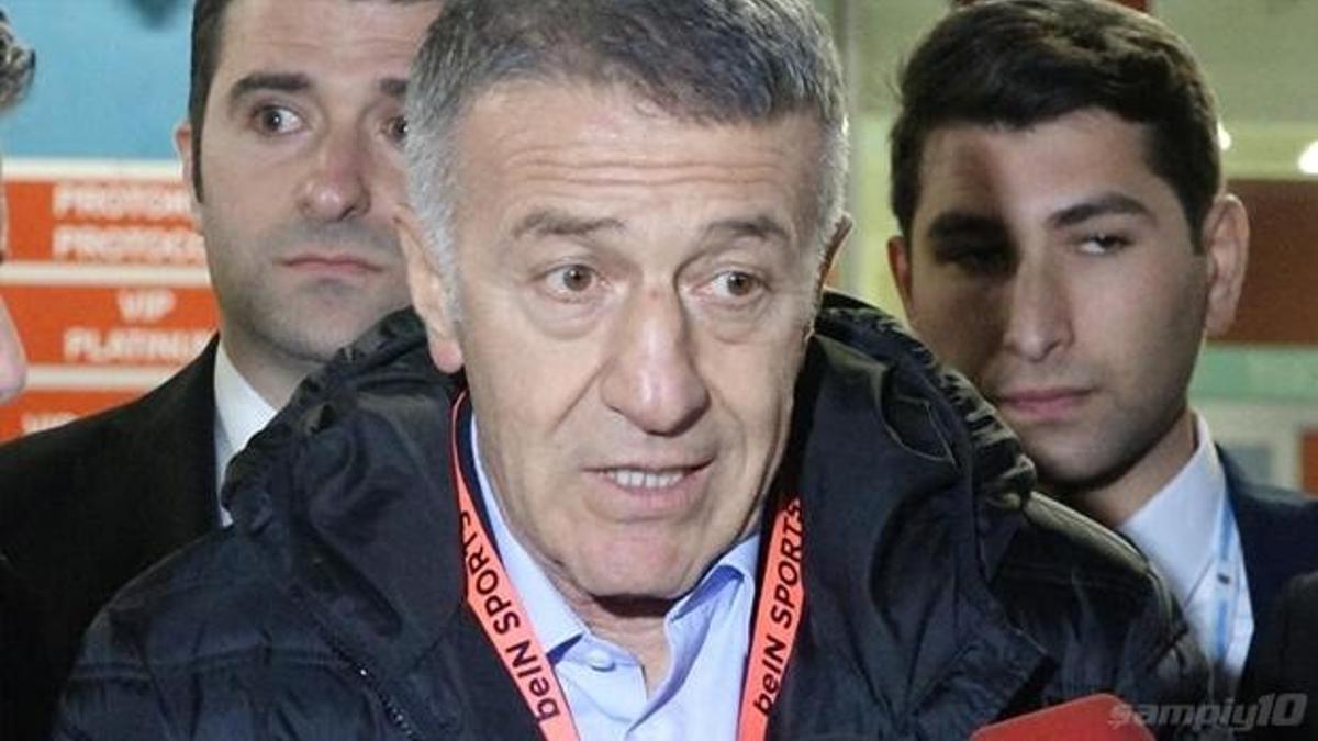 Trabzonspor Başkanı Ahmet Ağaoğlu'na çirkin saldırı