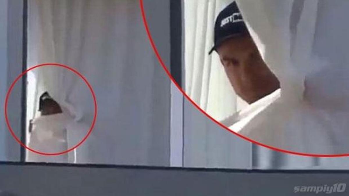 Cristiano Ronaldo, Corona virüs karantinasında görüntülendi!