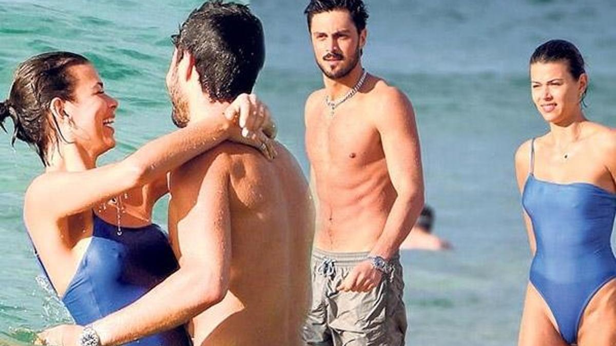 Georgia Fowler ve Nathan Dalah'ın deniz keyfi