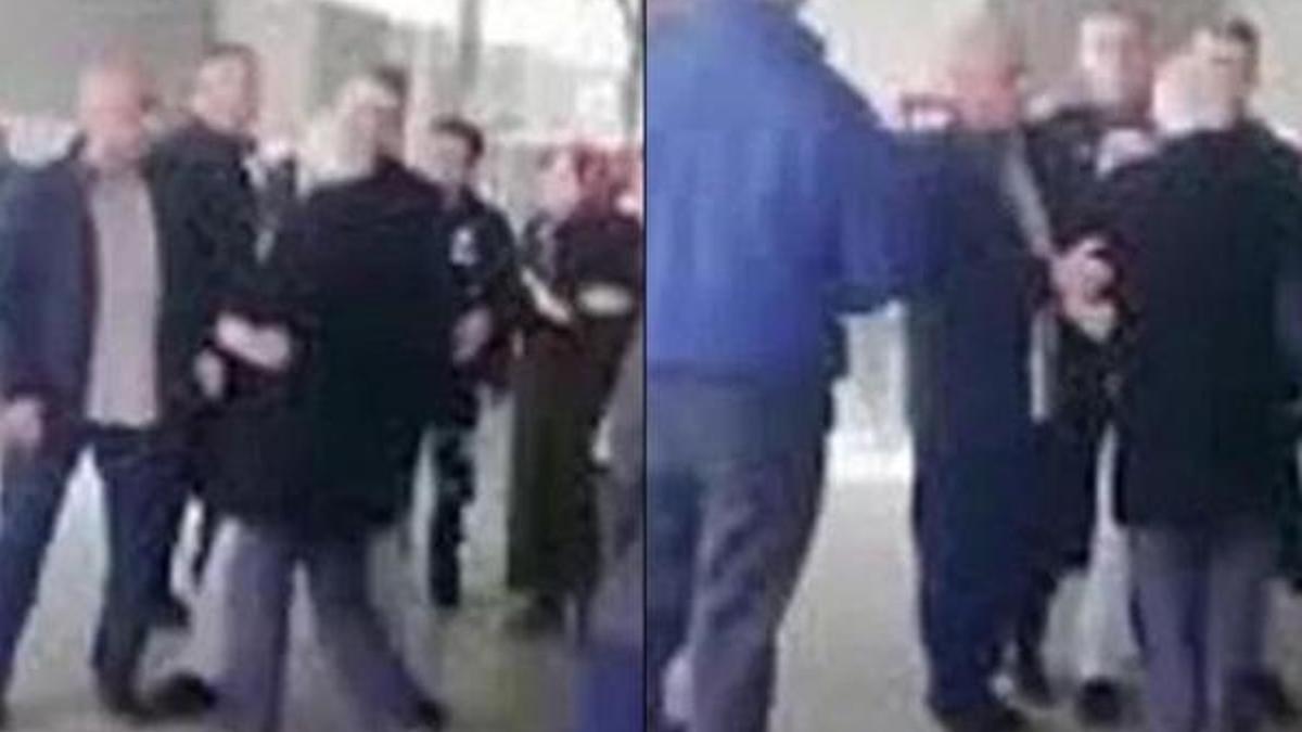 Görüntü tepki çekmişti! O polis görevden uzaklaştırıldı